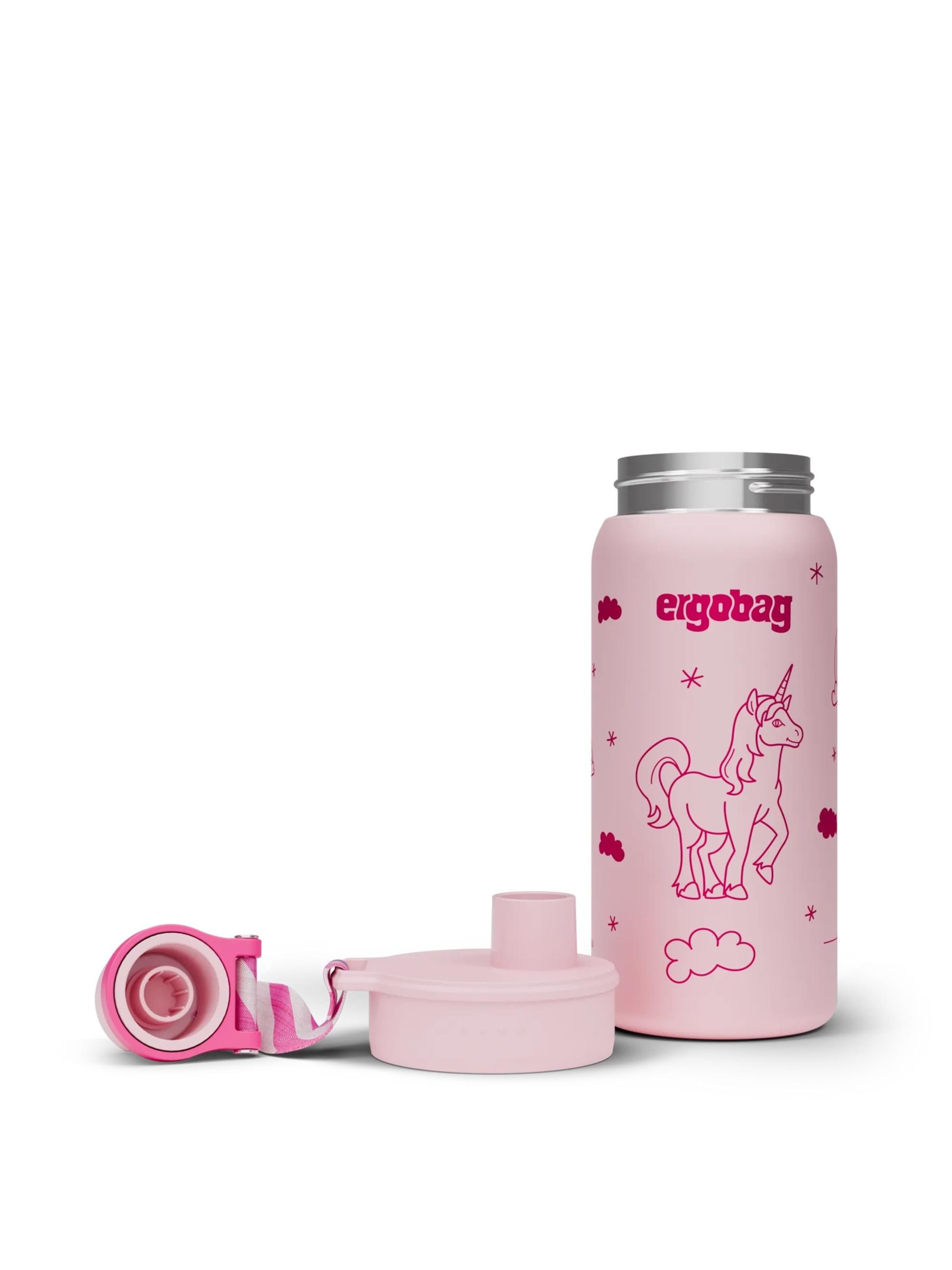 ergobag Drinking Bottle 'Trinkflasche Edelstahl Trinkflasche' in Pink