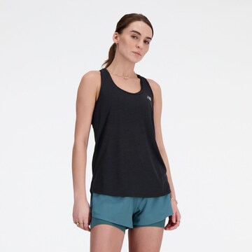 new balance Top 'Athletics Tank'. in Schwarz: Vorderseite