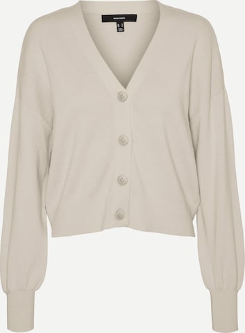 VERO MODA Knit Cardigan 'NANCY' in Beige: front