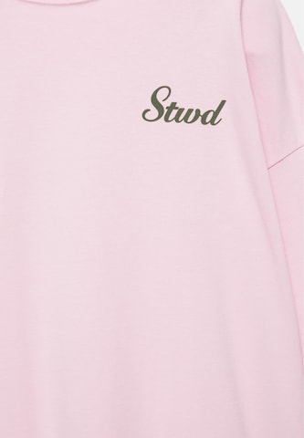 Pull&Bear Shirt 'STWD' in Roze