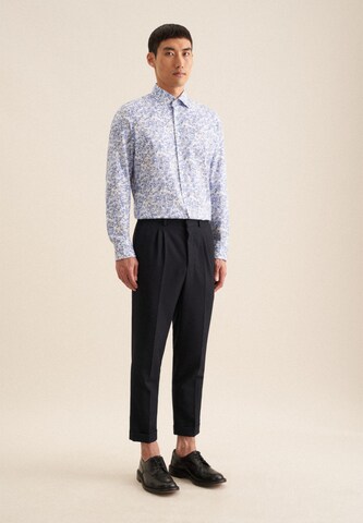 SEIDENSTICKER Slim Fit Hemd in Blau