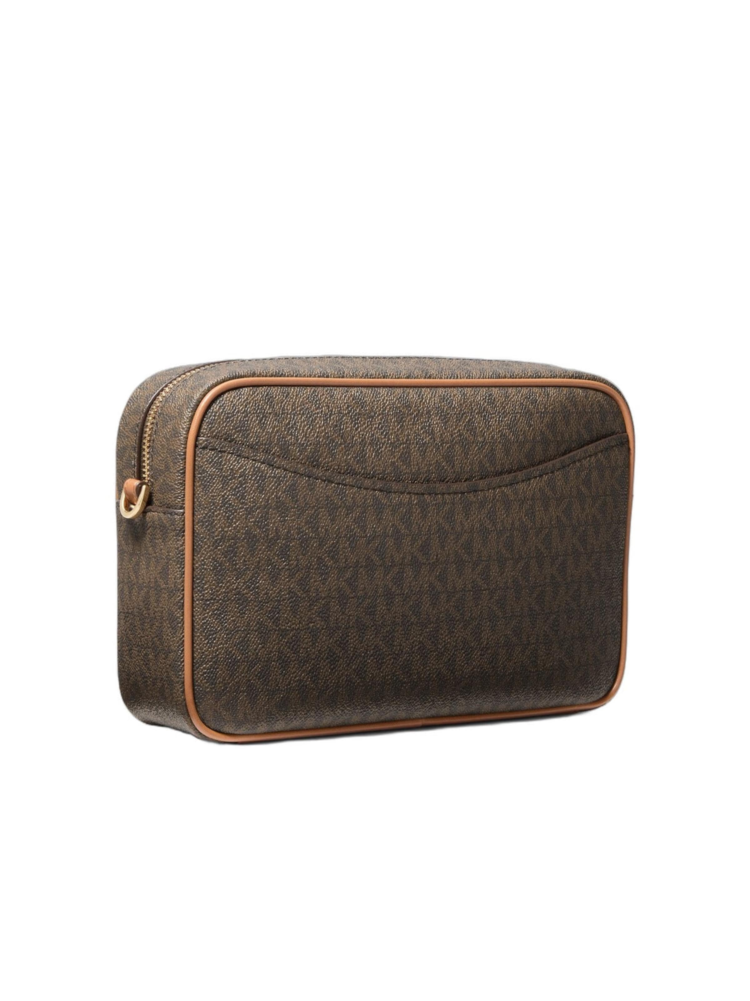 MICHAEL Michael Kors Torba za čez ramo 'Michael Kors Sac Bandoulière Bev Grand Est-Ouest Marron' | rjava barva