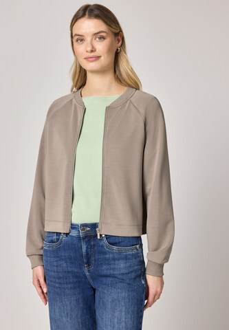 STREET ONE Strickjacke in Braun: Vorderseite