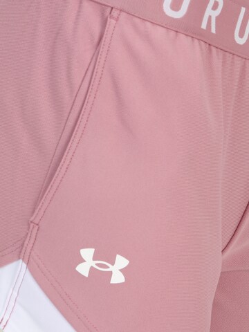 UNDER ARMOUR - Regular Calças de desporto 'Play Up 3.0' em rosa