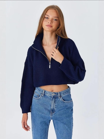 Pullover 'Pullover' di MixRay in blu: frontale