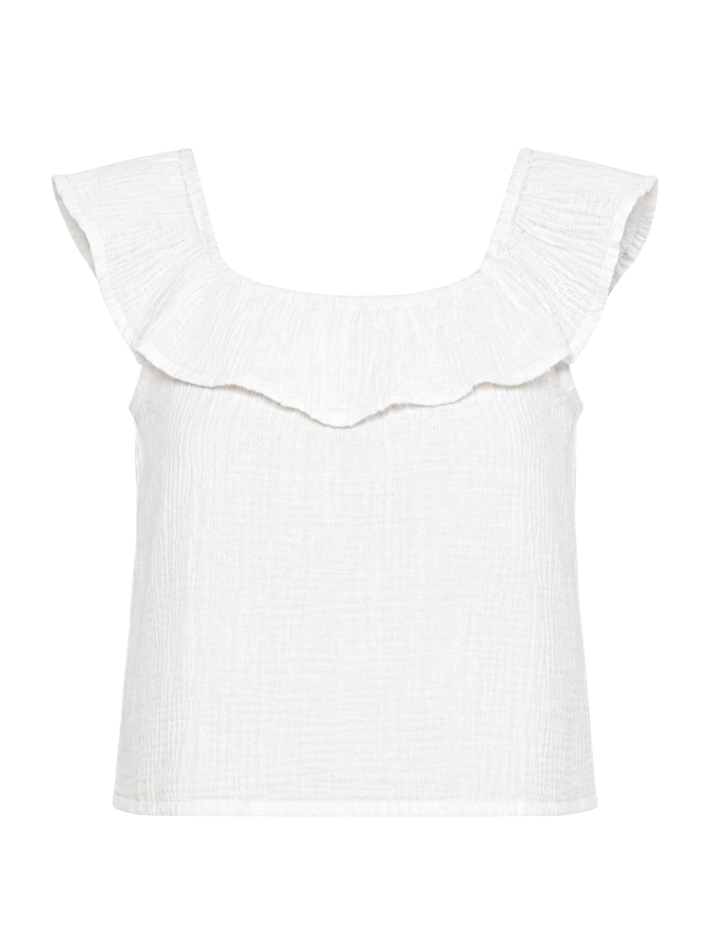 SASSYCLASSY Top in White: front