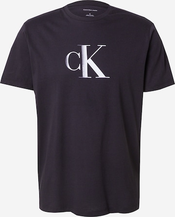 Calvin Klein JeansMajica - crna boja: prednji dio