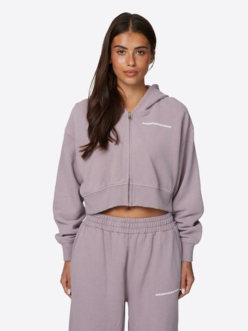 Good For Nothing Sweatvest in Lila: voorkant