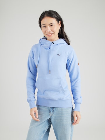 alife & kickin - Sweatshirt 'SarahAK' em azul: frente