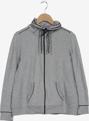 CECIL Sweatshirt & Zip-Up Hoodie in L in Grey: front