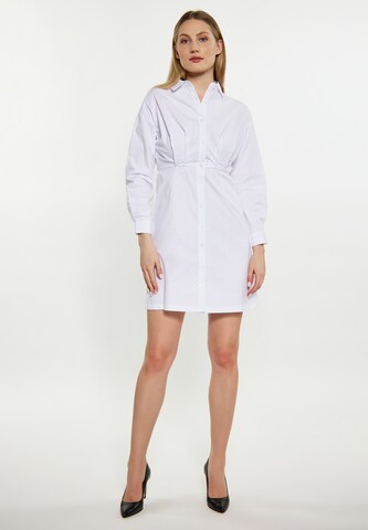 DreiMaster Klassik Shirt dress in White