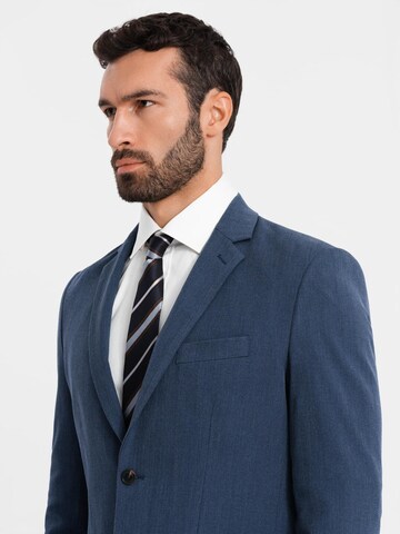 Ombre Regular fit Business blazer 'OM-BLZB-0135' in Blue