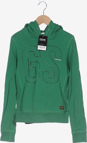 G-Star RAW Sweatshirt & Zip-Up Hoodie in S in Green: front