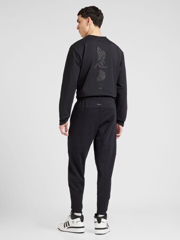 Effilé Pantalon de sport ADIDAS PERFORMANCE en noir