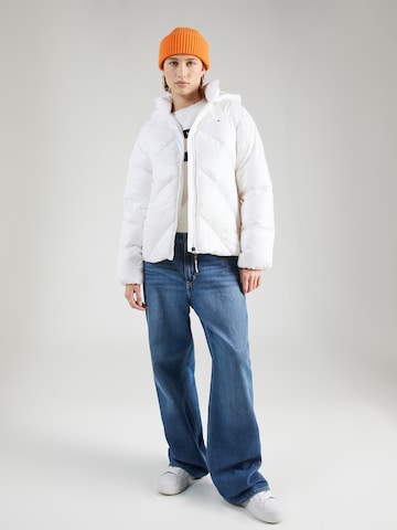 TOMMY HILFIGER Prehodna jakna | bela barva