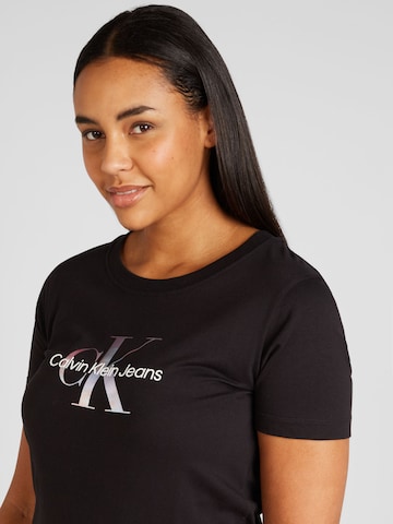 T-shirt Calvin Klein Jeans Plus en noir