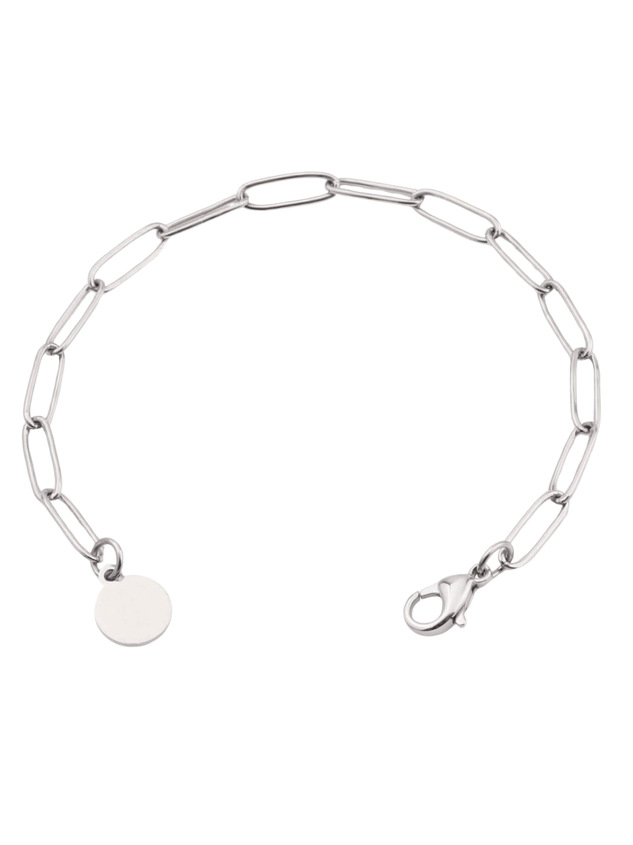 lePelou Bracelet 'CORE' in Silver: front