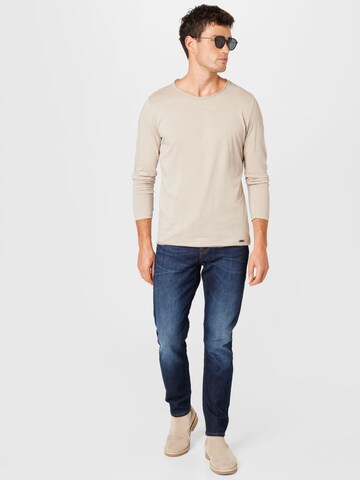 Key Largo Regular fit Shirt 'CHEESE' in Beige