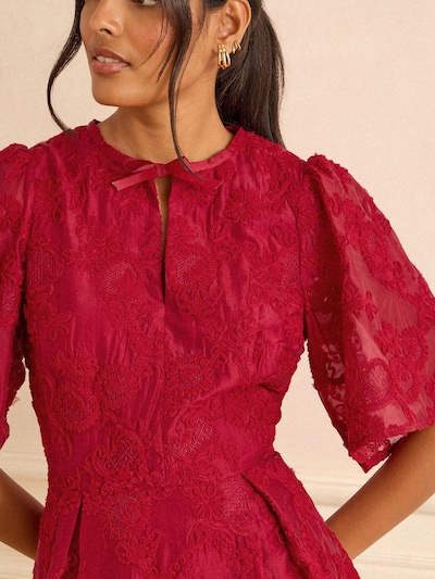 love & roses Robe en rouge, Vue avec produit