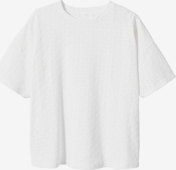 MANGO T-Shirt 'LOTUS' in Weiß: predná strana