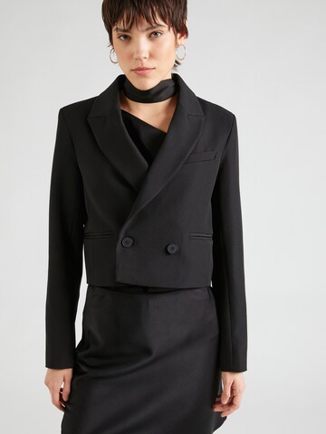 River Island Blazer in Black: front