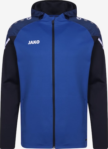 Veste de survêtement JAKO en bleu : devant