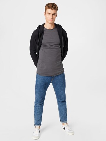 TOM TAILOR DENIM - Sudadera con cremallera en negro