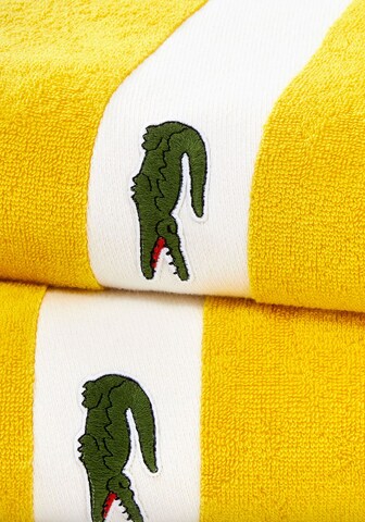 LACOSTE Towel 'L CASUAL' in Yellow