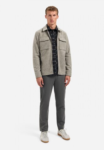 No Excess Regular fit Button Up Shirt in Blue