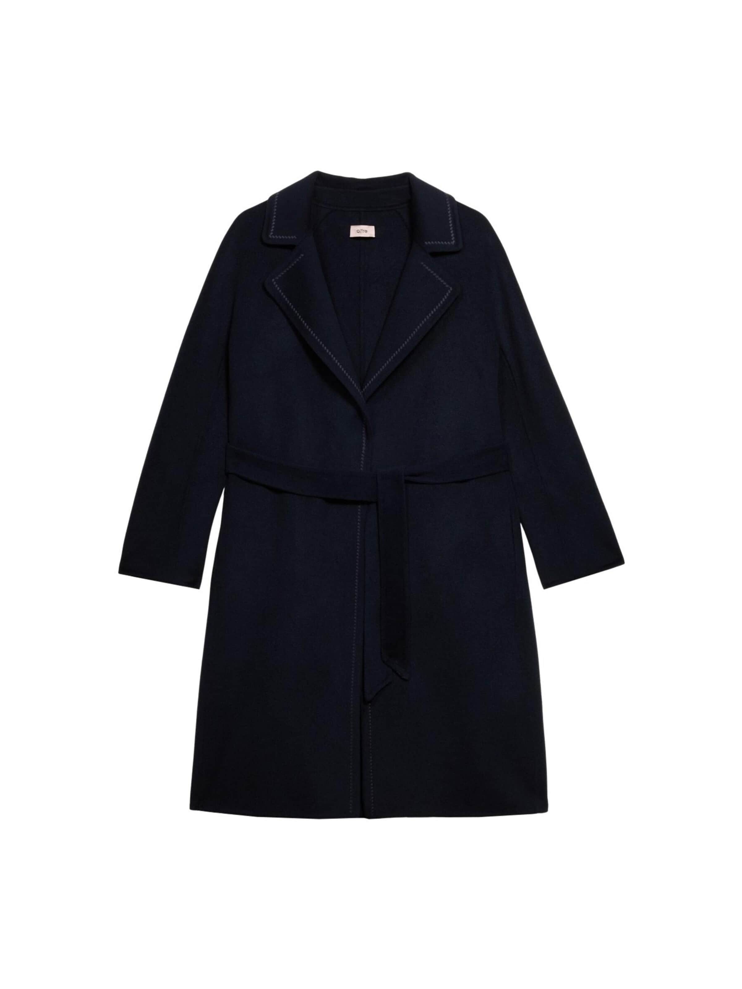 Cappotto invernale di oltre in blu: frontale