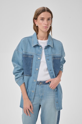 My Essential Wardrobe Between-season jacket 'MWMazie' in Blue: front