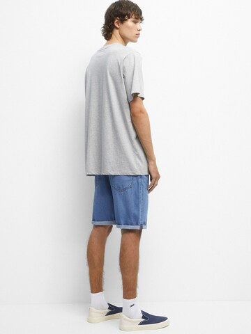 Pull&Bear Loosefit Farmer - kék