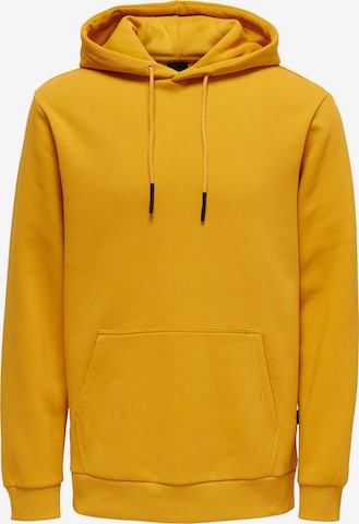 Only & Sons Sweatshirt 'Ceres' in Yellow: front
