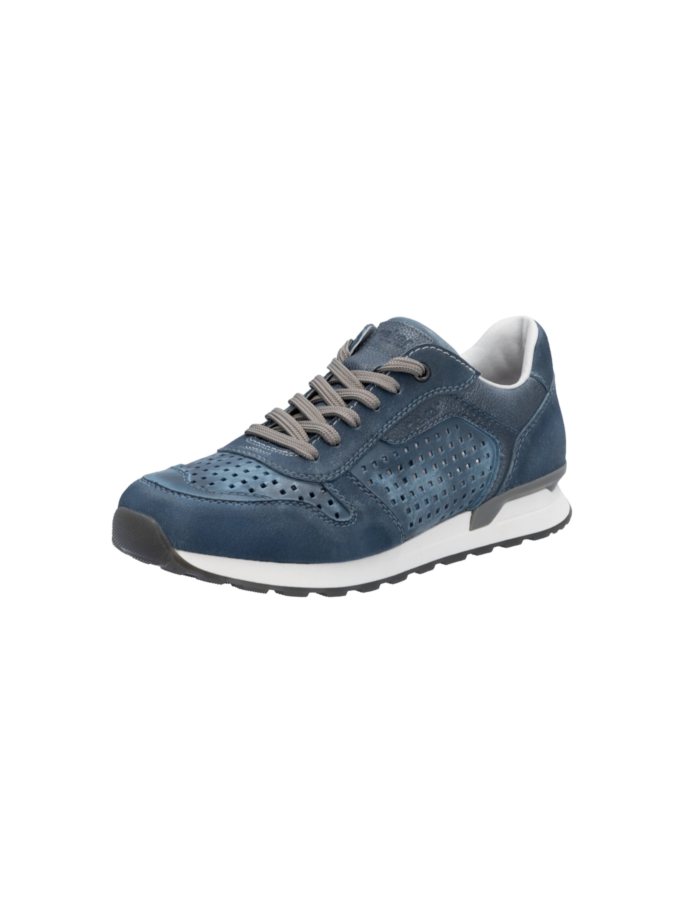 Rieker - Calzado deportivo con cordones 'Sneaker aus Sheepsuede-Leder' en azul