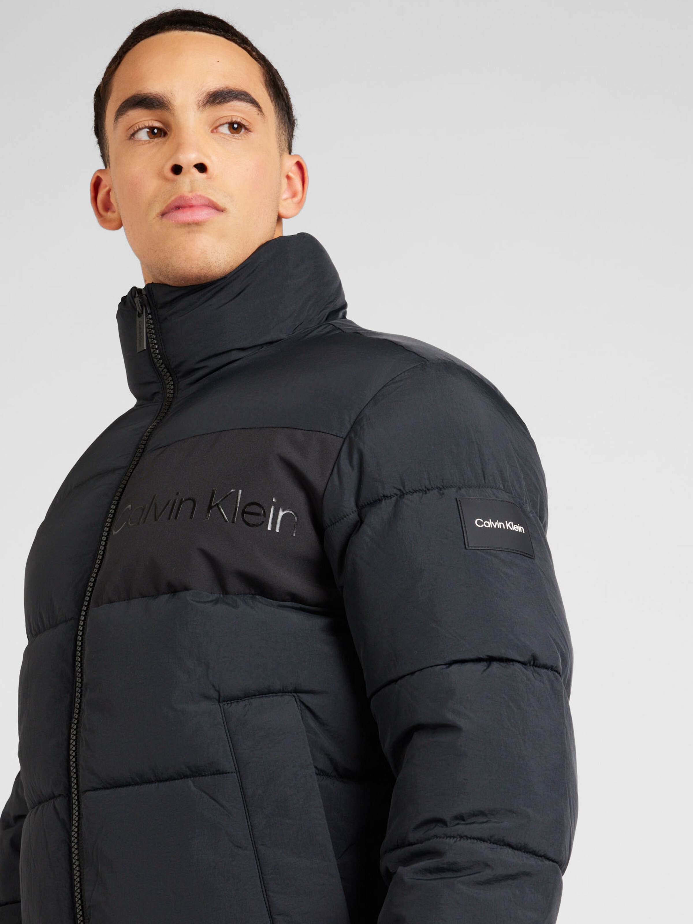 Calvin Klein Winter Jacket in Black | ABOUT YOU