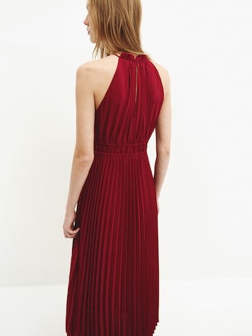 MANGO Cocktailjurk 'Bow' in Rood