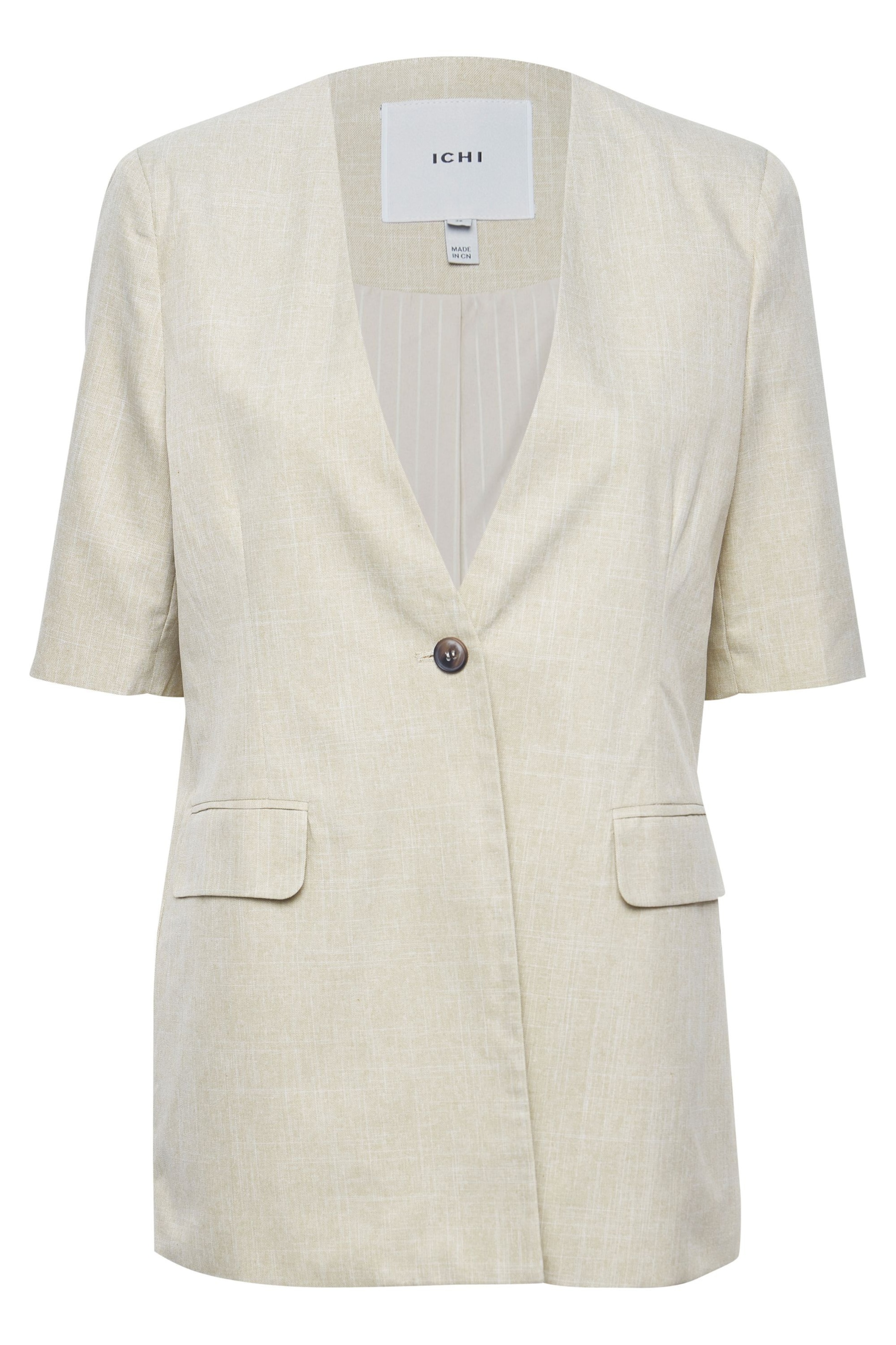 ICHI Blazer 'VILNA' i beige: forside