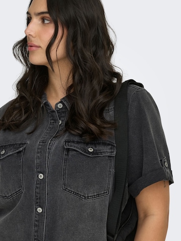 ONLY Carmakoma Shirt dress 'CARLisa' in Black