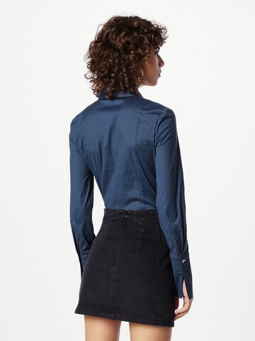 PATRIZIA PEPE Blouse Bodysuit in Blue