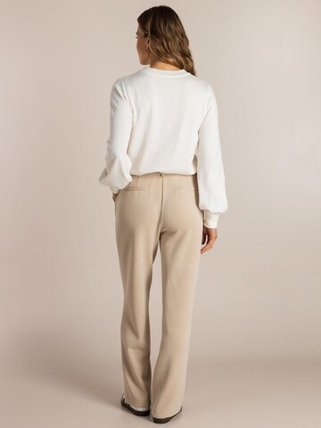 IVY BEAU Regular Broek 'IVY Beau Saya' in Beige