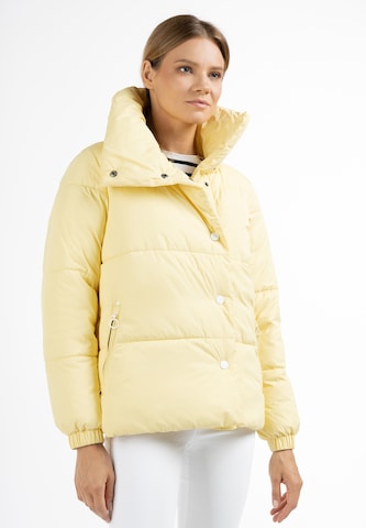 DreiMaster Maritim Winter Jacket in Yellow: front
