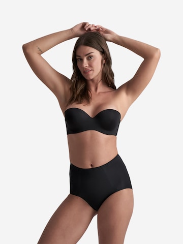 Bye Bra Shapingslip 'Smooth Essentials Mid Waist brief' in Schwarz: Vorderseite