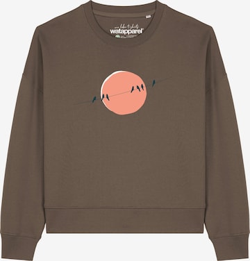 Sweat-shirt 'Countryside 01 ' Watapparel en marron : devant