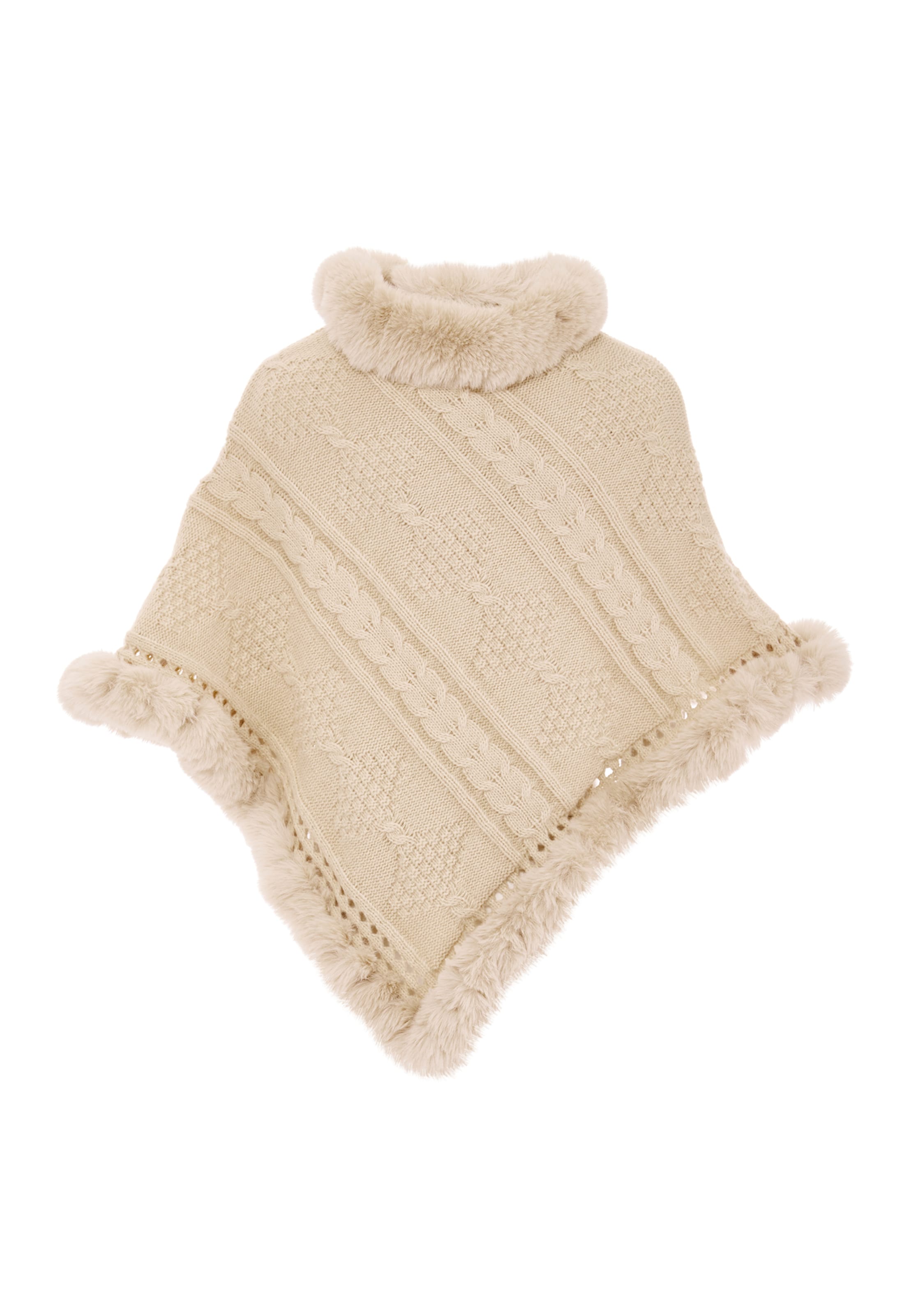 CHANI Cape in Wit: voorkant