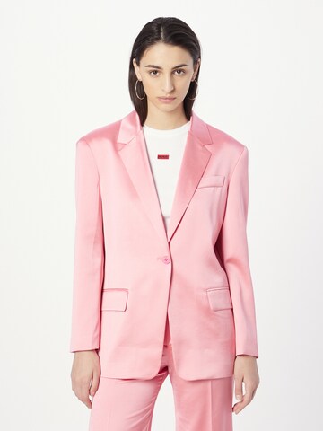 HUGO - Blazer 'Agura' em rosa: frente