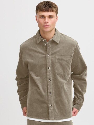 !Solid Regular fit Button Up Shirt 'Meyer' in Beige: front