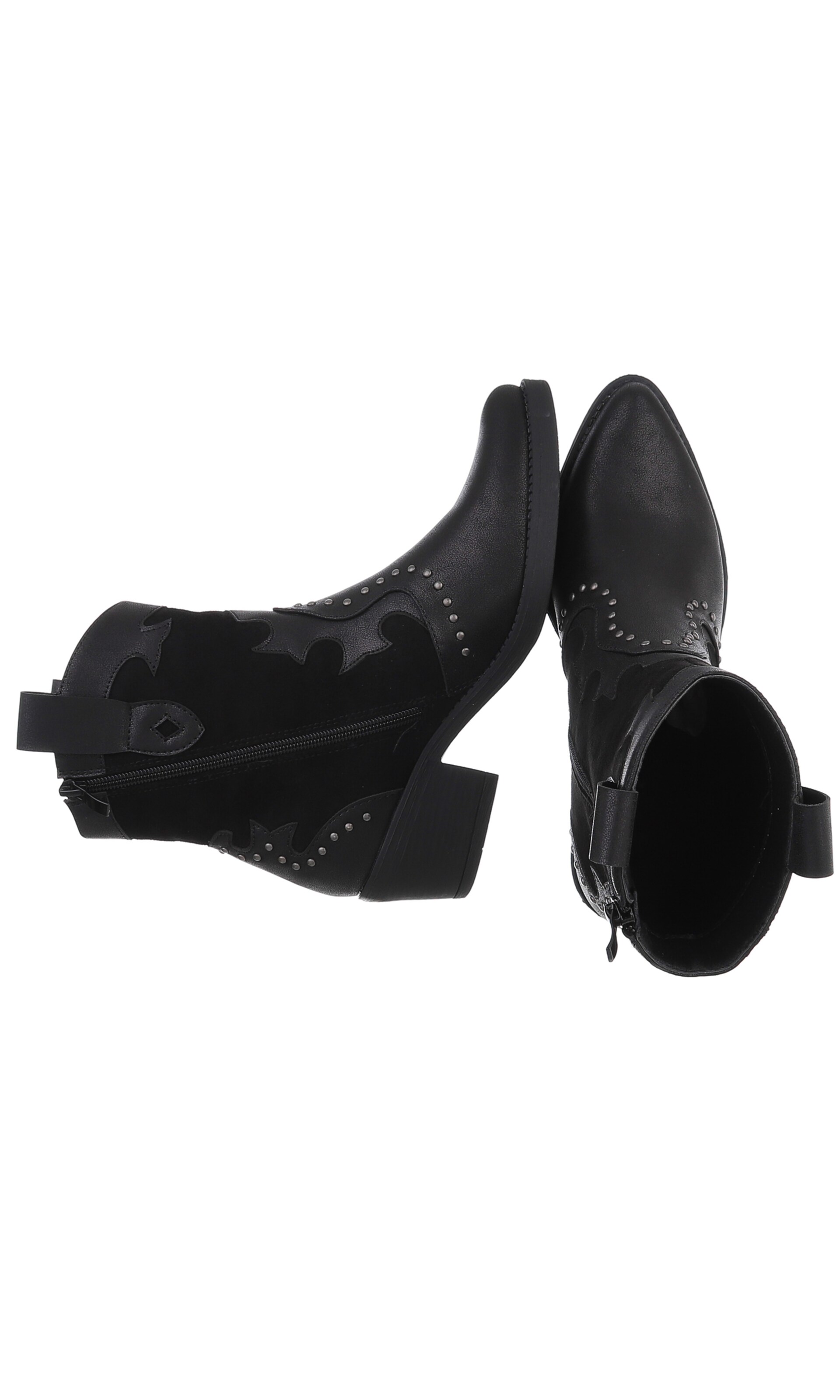 Ital-Design Cowboy Boots in Black