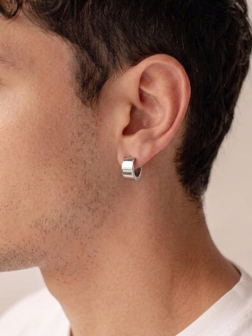 Eternal Oorbel 'Huggie Creolen' in Zilver