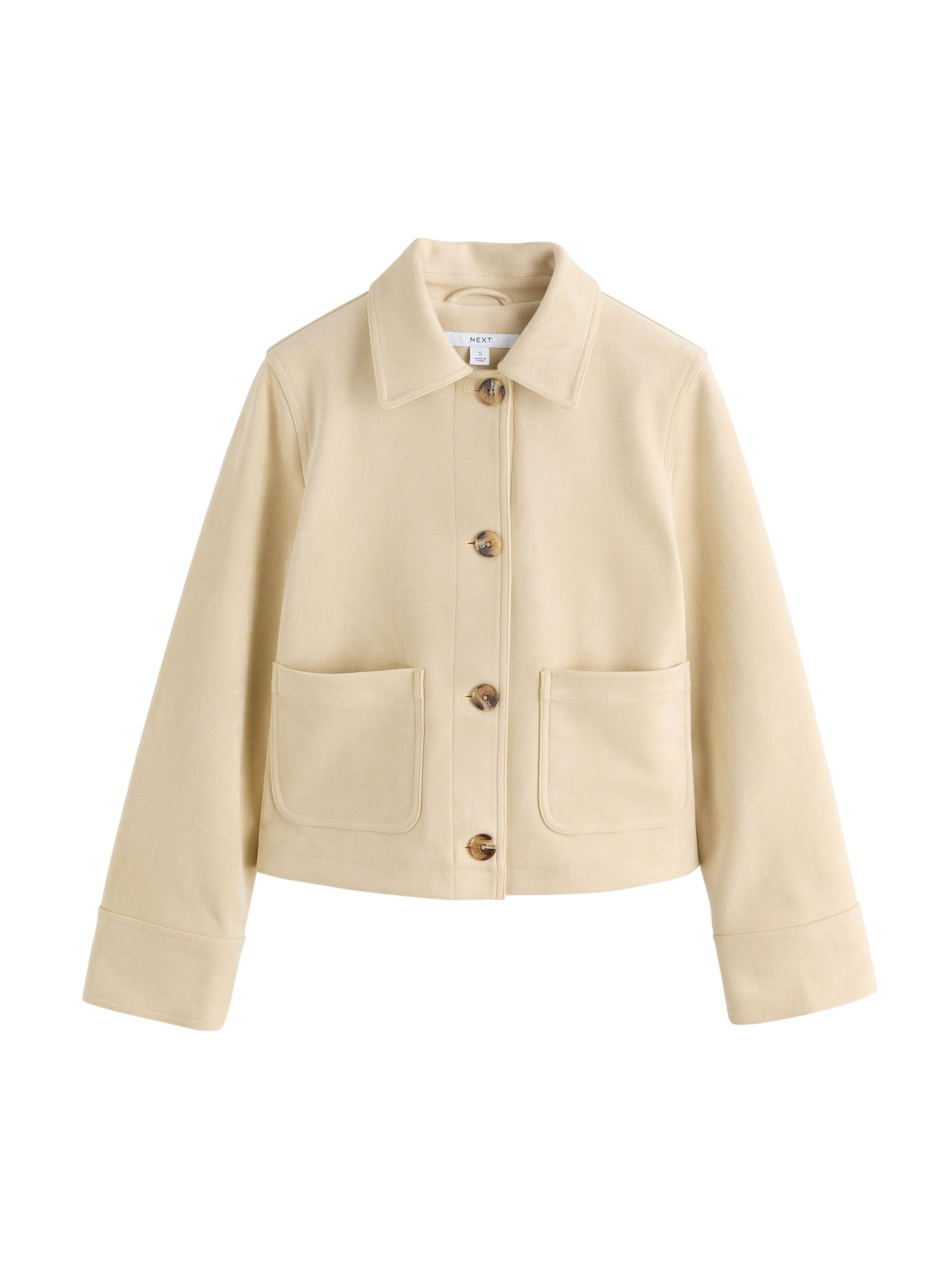 Next Jacke in Gelb: Vorderseite