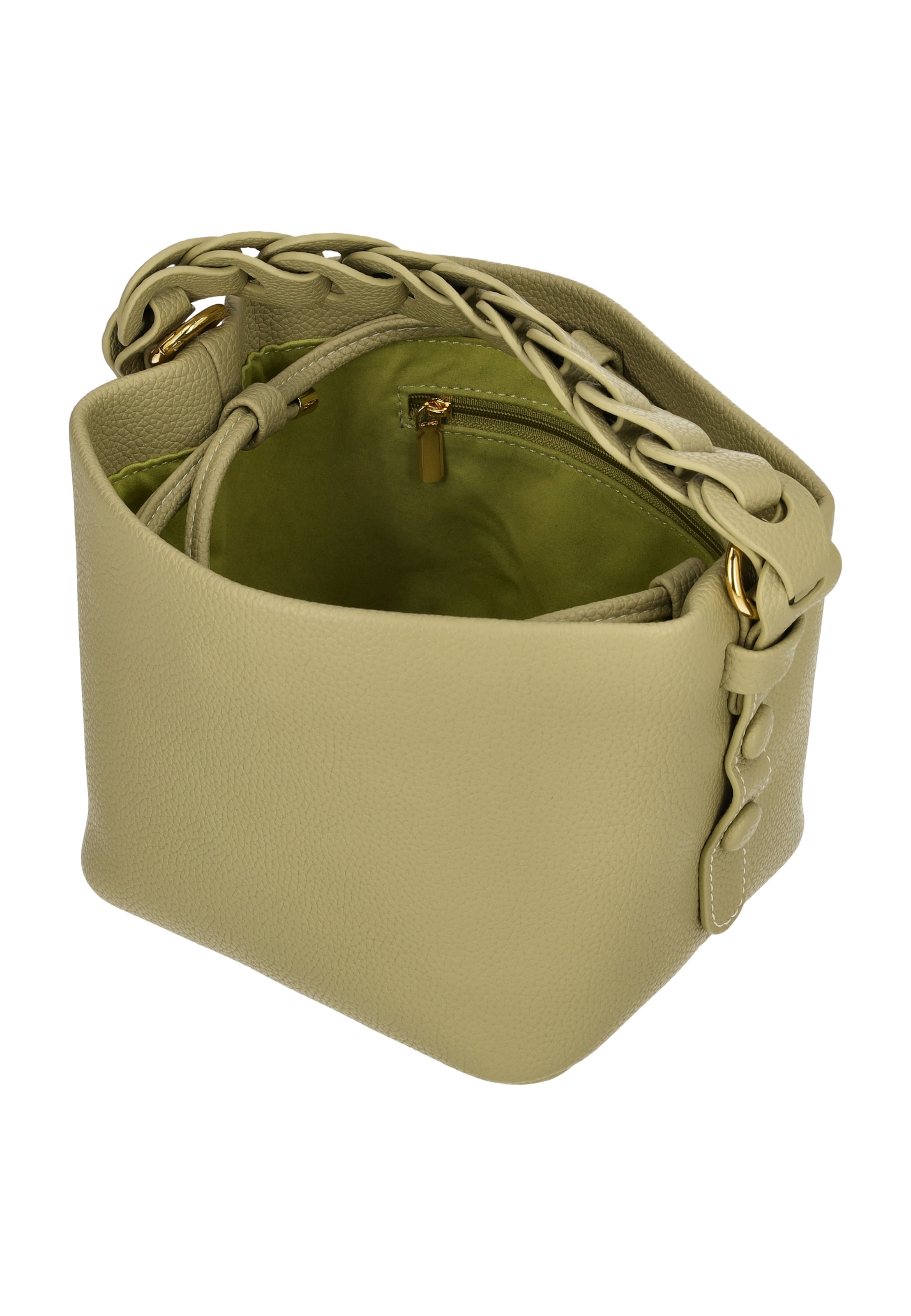 Poche ventrale Usha en vert